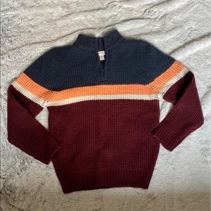 Cat & Jack Boys 1/4 Zip Sweater Size Medium